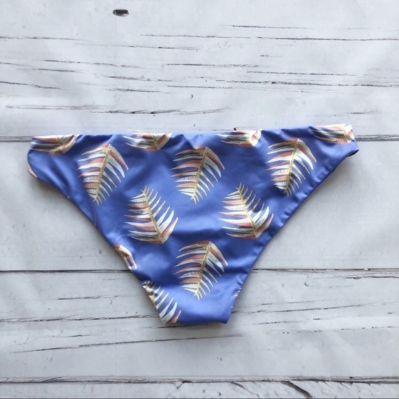 Patagonia Seaglass Bay reversible swim bikini bottom palms of spring NEW - Picture 4 of 8